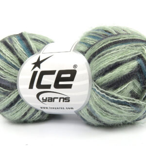 8x50gr Toucan Green Shades, Turquoise, Grey