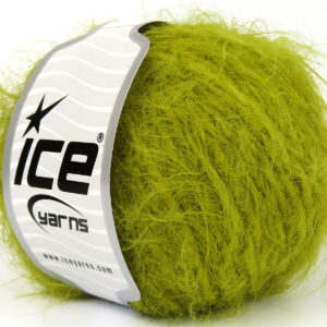 6x50gr Merino Fur Worsted Olive Green