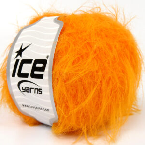 6x50gr Merino Fur Worsted Neon Orange