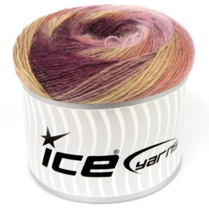 2x150gr Cakes Alpaca Fine Purple Shades, Salmon Shades
