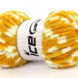 4x100gr Chenille Baby Colors Gold, White