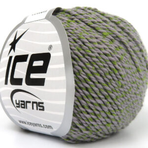 4x50gr Silk Cotton Green, Light Grey