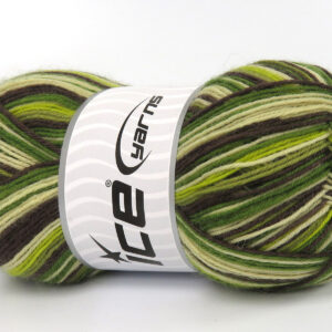 4x100gr Smart Sock Green Shades, Brown Shades, Cream