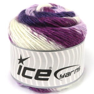 3x100gr Cakes Napolitano Ecru, Purple Shades