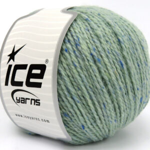 4x100gr Baby Alpaca Tweed Mint Green Shades