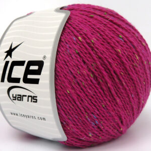 4x100gr Baby Alpaca Tweed Fuchsia