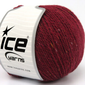 4x100gr Baby Alpaca Tweed Burgundy