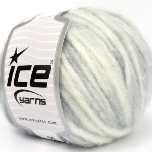 8x50gr Air Wool Spots White, Light Blue