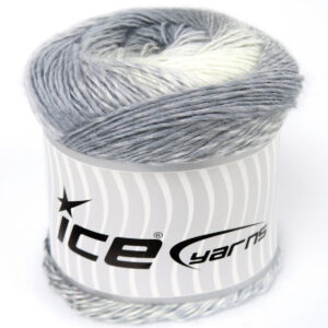 2x150gr Cakes Magic Wool Grey Shades, Ecru, Light Blue