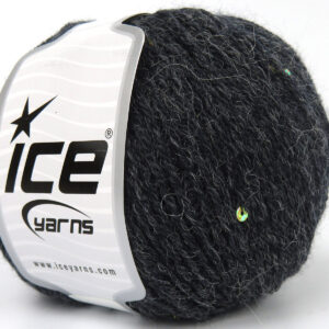 4x50gr Alpaca Paillette Anthracite Black