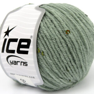 4x50gr Alpaca Paillette Water Green