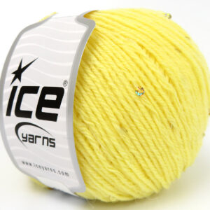 4x50gr Alpaca Paillette Light Yellow