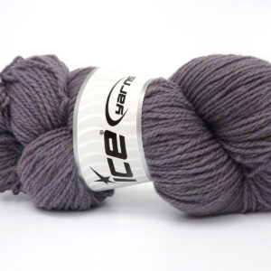 4x100gr Organic Merino Wool Grey, Lilac