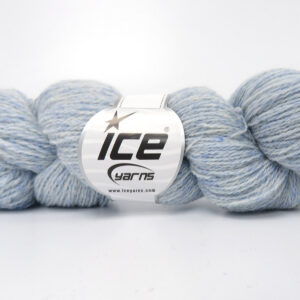 6x50gr Shetland Wool Light Blue Shades, White