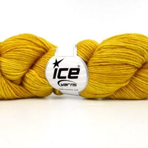 2x100gr Hand Dyed Superwash Merino Gold Melange