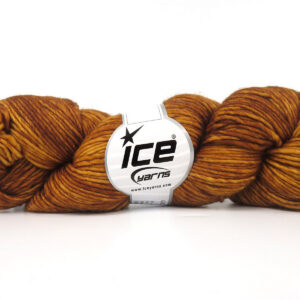 2x100gr Hand Dyed Superwash Merino Brown Melange