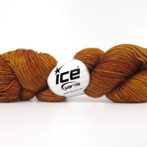 2x100gr Hand Dyed Superwash Merino Dark Brown Melange