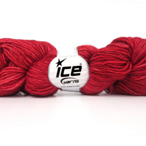 2x100gr Hand Dyed Superwash Merino Dark Red Melange