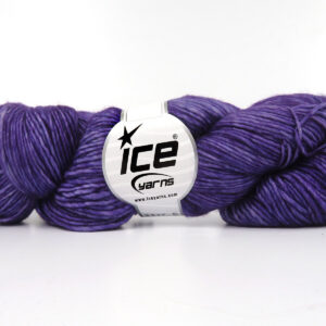 2x100gr Hand Dyed Superwash Merino Purple Melange