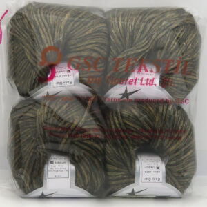 1x200gr Mixed Lot Multicolor Rock Star Yarns