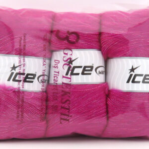 3x100gr Mixed Lot Multicolor Winter Yarns