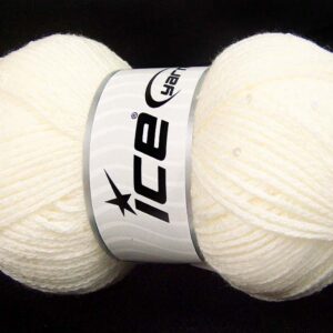 4x100gr Ascot Paillette Ecru