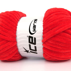 4x100gr Chenille Baby Glitz Bright Red
