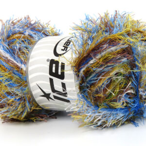 4x100gr Eyelash Rainbow Brown, Blue, Yellow, White