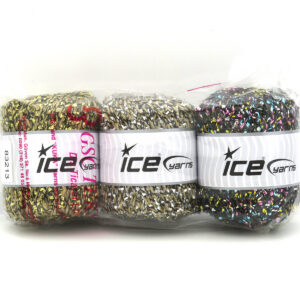 1x160gr Mixed Lot Multicolor Metallic Lurex Types