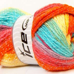 4x100gr Magic Glitz Orange, Light Blue, Yellow, Green