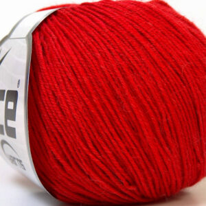 6x50gr Baby Merino Red