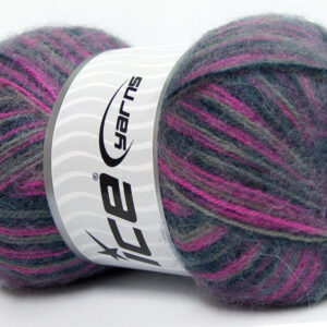 4x100gr Angora Supreme Color Purple, Navy, Grey
