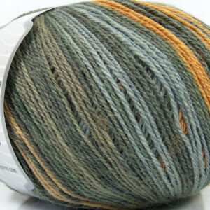 4x100gr Alpaca Fine Magic Camel, Grey Shades, Yellow