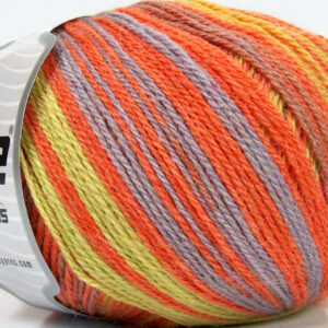 4x100gr Alpaca Fine Magic Salmon, Lilac, Green, Yellow
