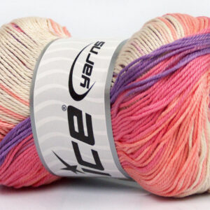 4x100gr Camilla Cotton Magic Pink, Salmon, Lilac, Green