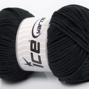 4x100gr Lorena Worsted Black