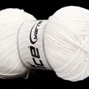4x100gr Lorena Worsted White