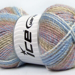 2x200gr Mosaic Light Blue, Rose Pink, Beige, White