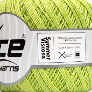 6x50gr Summer Viscose Light Green