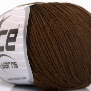6x50gr Baby Merino Dark Brown