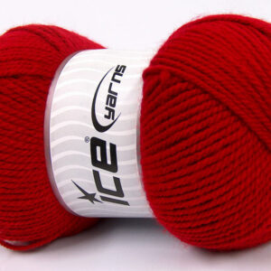 4x100gr Favorite Dark Red Worsted