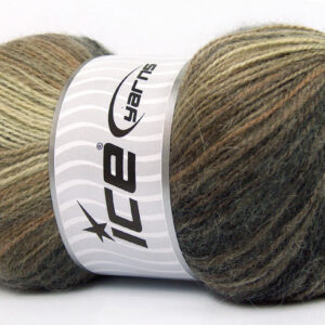 4x100gr Angora Active Brown, Khaki, Cream