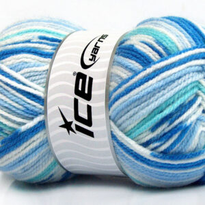 4x100gr Favorite Baby Blue Shades, White