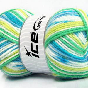 4x100gr Favorite Baby Green Shades, Turquoise, Blue, White
