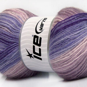 4x100gr Angora Batik Lilac Shades, Purple
