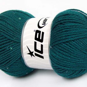 4x100gr Chain Paillette Emerald Green