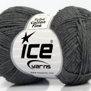 8x50gr Tube Cotton Fine Dark Grey