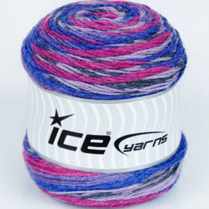3x100gr Silk Bamboo Sock Lilac Shades,  Fuchsia, Black