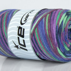 1x250gr Natural Cotton Color 3mm Purple, Maroon, Grey, Green