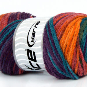 4x100gr Ambiance Orange, Pink, Purple, Turquoise, Green